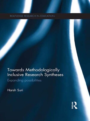 cover image of Towards Methodologically Inclusive Research Syntheses